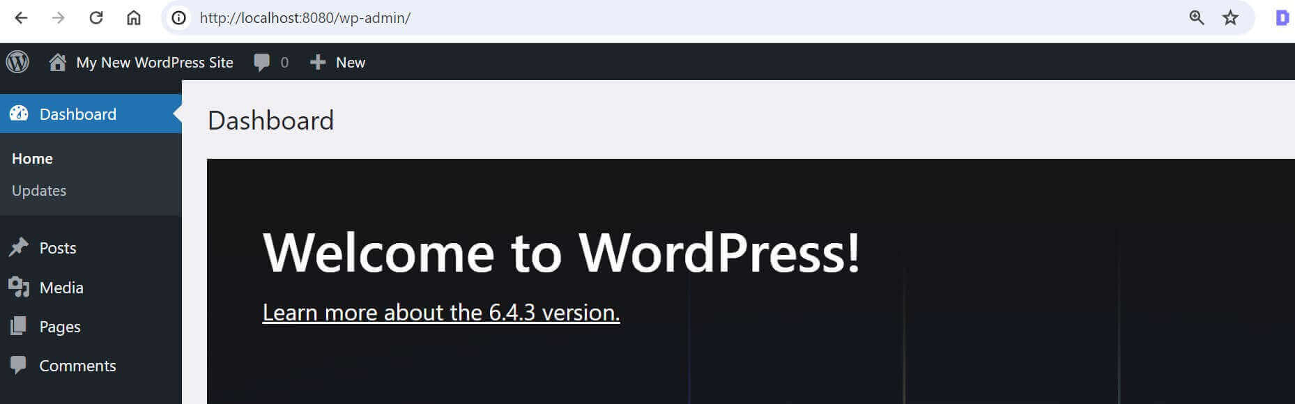 访问 Portainer 上的 WordPress