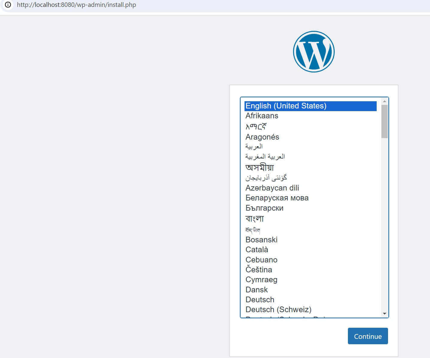 访问 Portainer 上的 WordPress