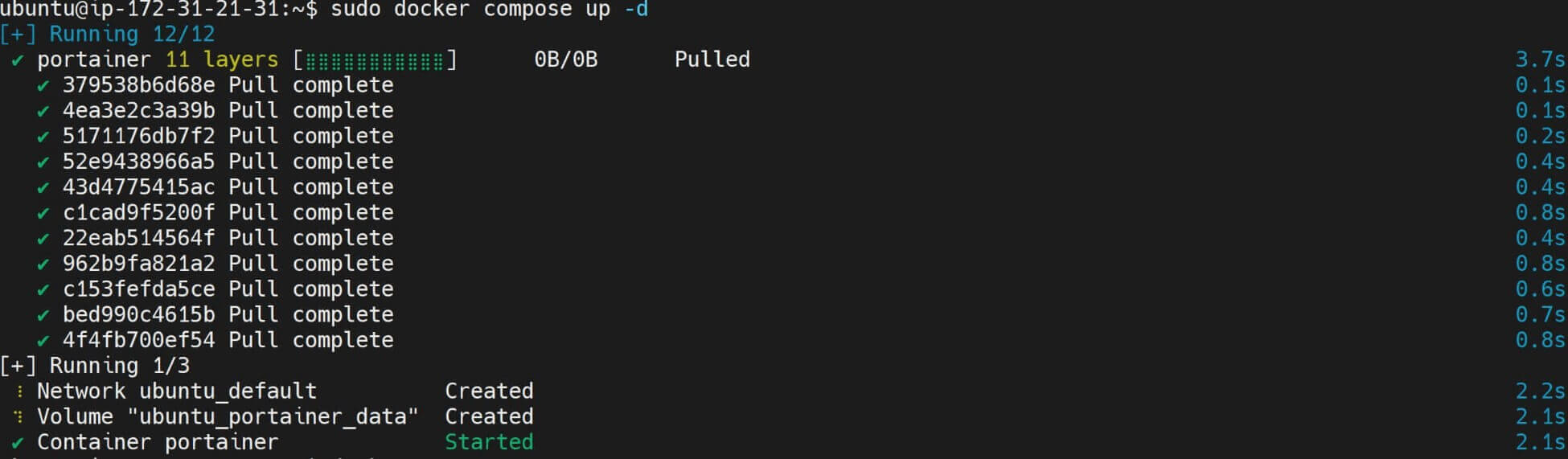 如何设置 portainer for WordPress