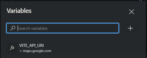 Vue variables on Dev Ops