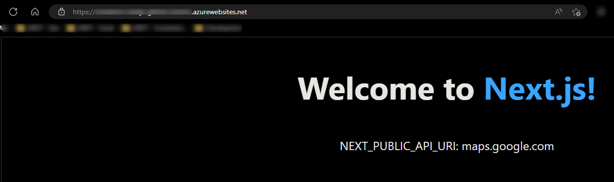 Nextjs Env Var