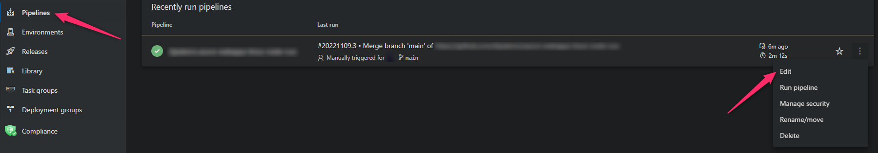 Vue variables on Dev Ops