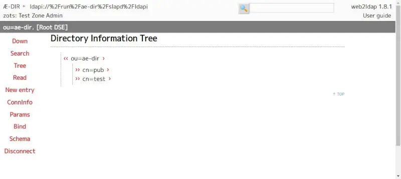 LDAP管理工具“web2ldap”