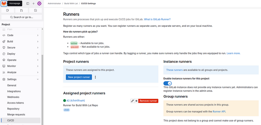 【DevOps工具篇】Gitlab Runner设置（使用Docker Executor作为Runner）